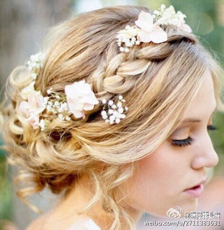 女人看到都无法自拔的新娘发饰图片