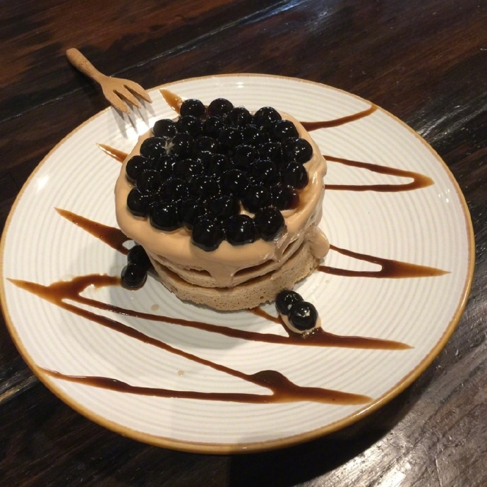 下午茶图片_波霸奶茶松饼图片