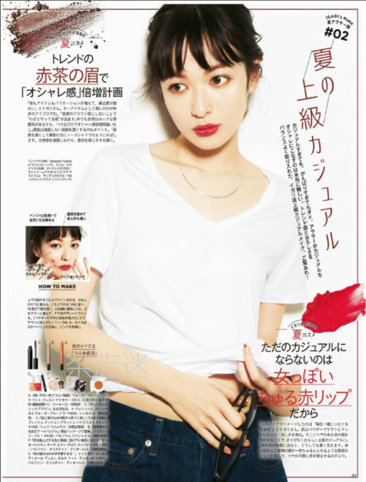 日本美女明星森绘梨佳妆容合集