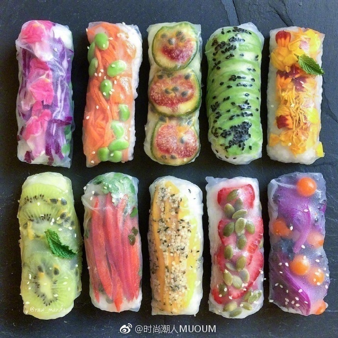 高颜值的越南蠢卷美食图片