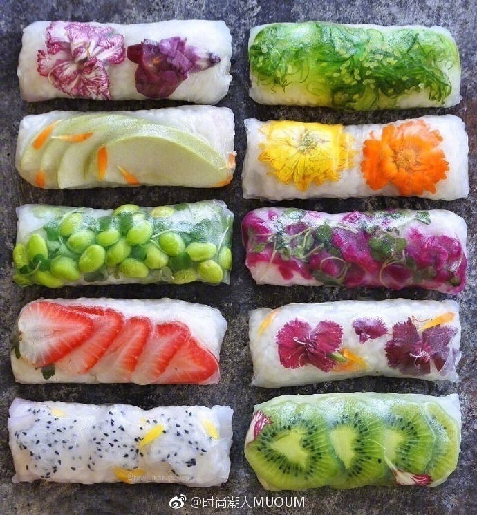 高颜值的越南蠢卷美食图片