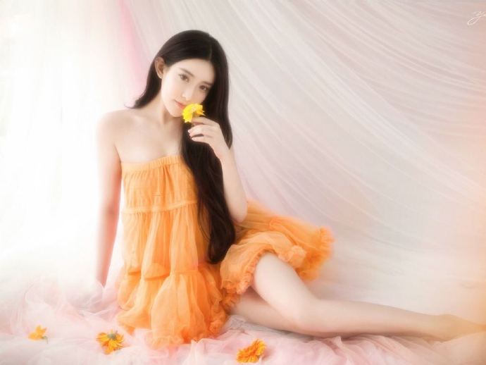 清纯美女孟子义唯美写真