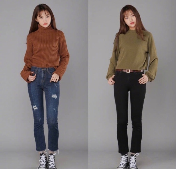 休闲百变的牛仔裤搭配Look