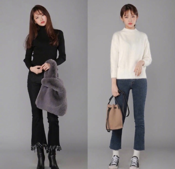 休闲百变的牛仔裤搭配Look