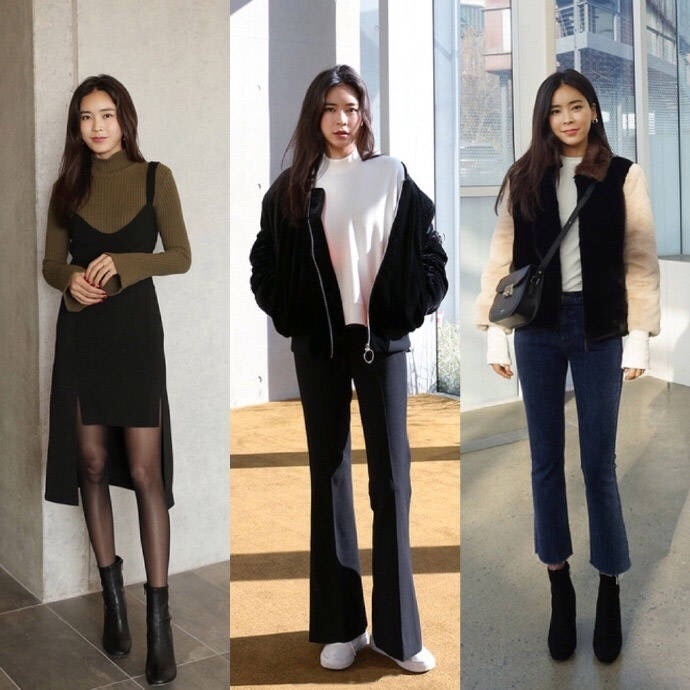 大长腿美女气质穿搭图片美呆了