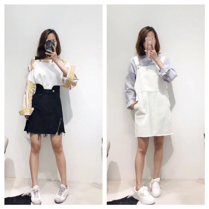 小个子简约又有活力日常休闲穿搭参考