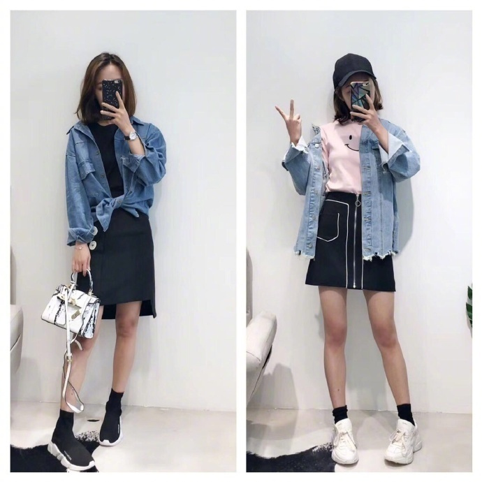 小个子简约又有活力日常休闲穿搭参考