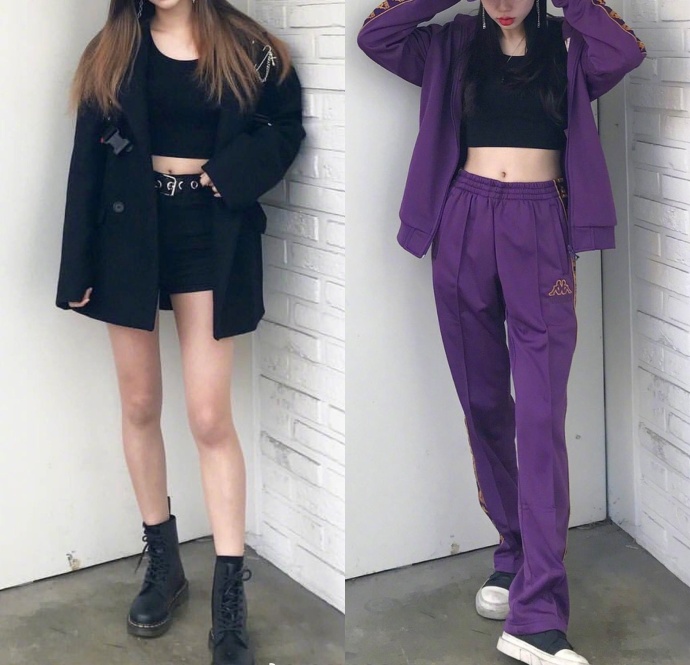 拉长腿部比例的coolgirl穿衣搭配参考