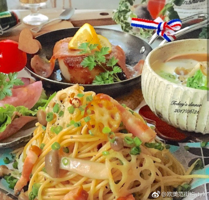 西式料理意面图片_意大利面诱惑美图