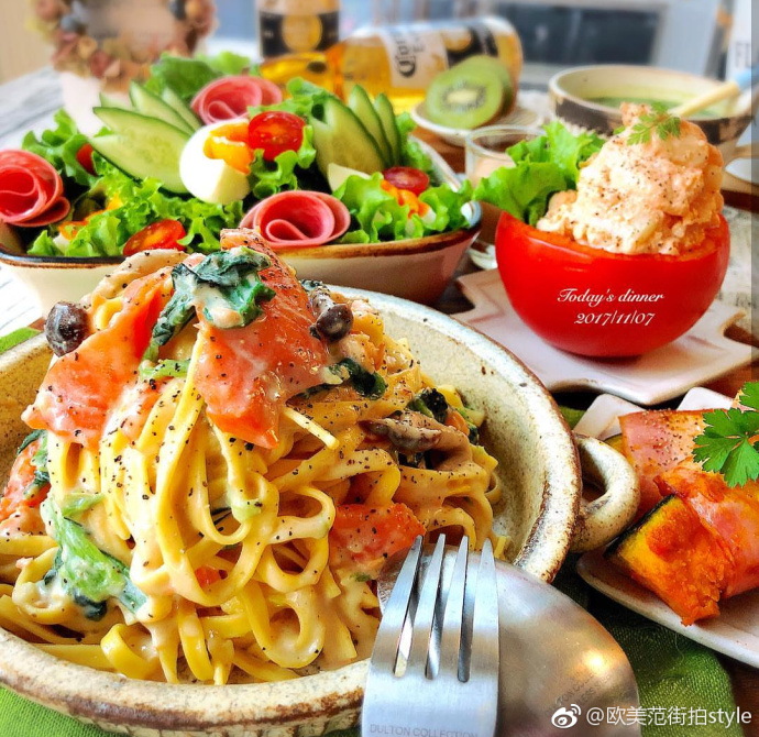 西式料理意面图片_意大利面诱惑美图