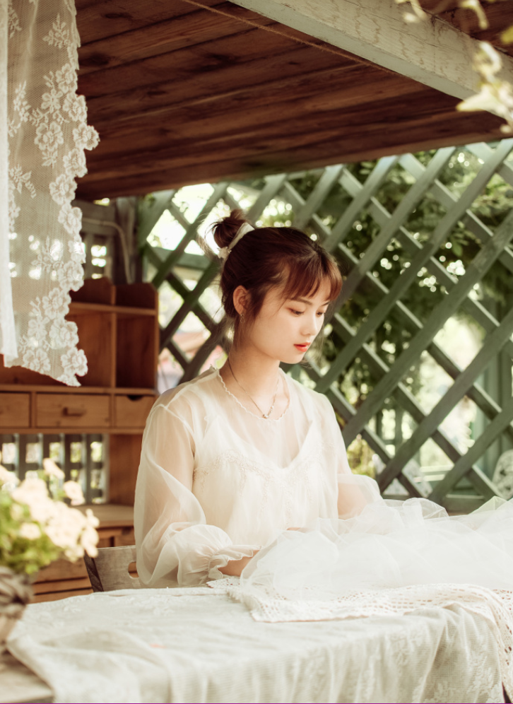 清纯美女模特z喵力z午后小清新图片