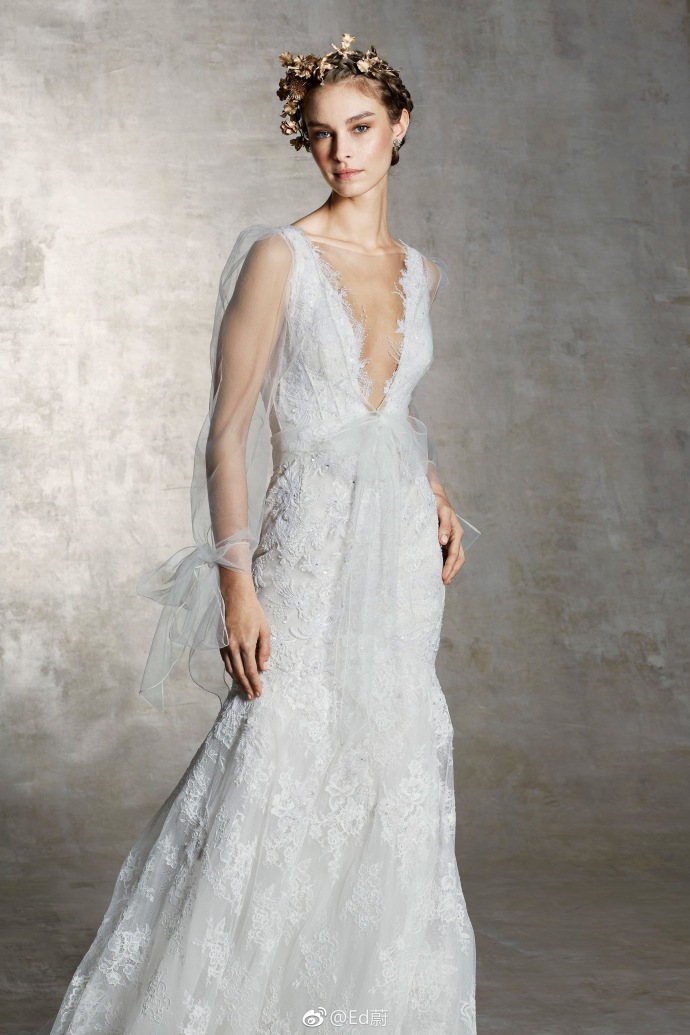 Marchesa Bridal Spring 2019仙女的嫁纱婚纱礼服图片