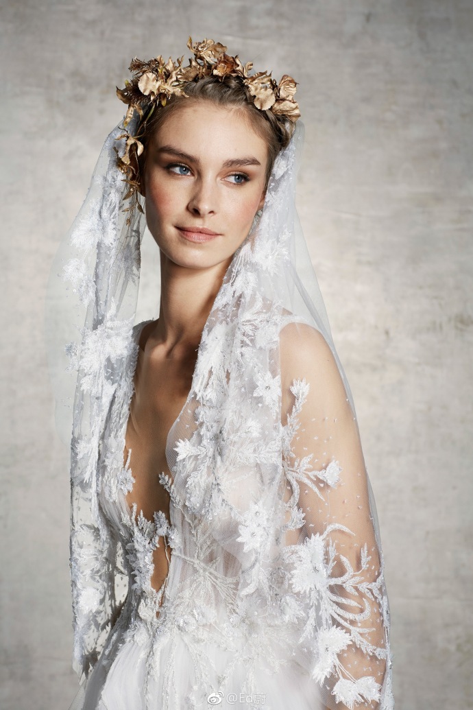 Marchesa Bridal Spring 2019仙女的嫁纱婚纱礼服图片