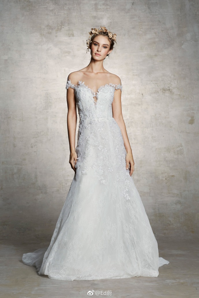 Marchesa Bridal Spring 2019仙女的嫁纱婚纱礼服图片