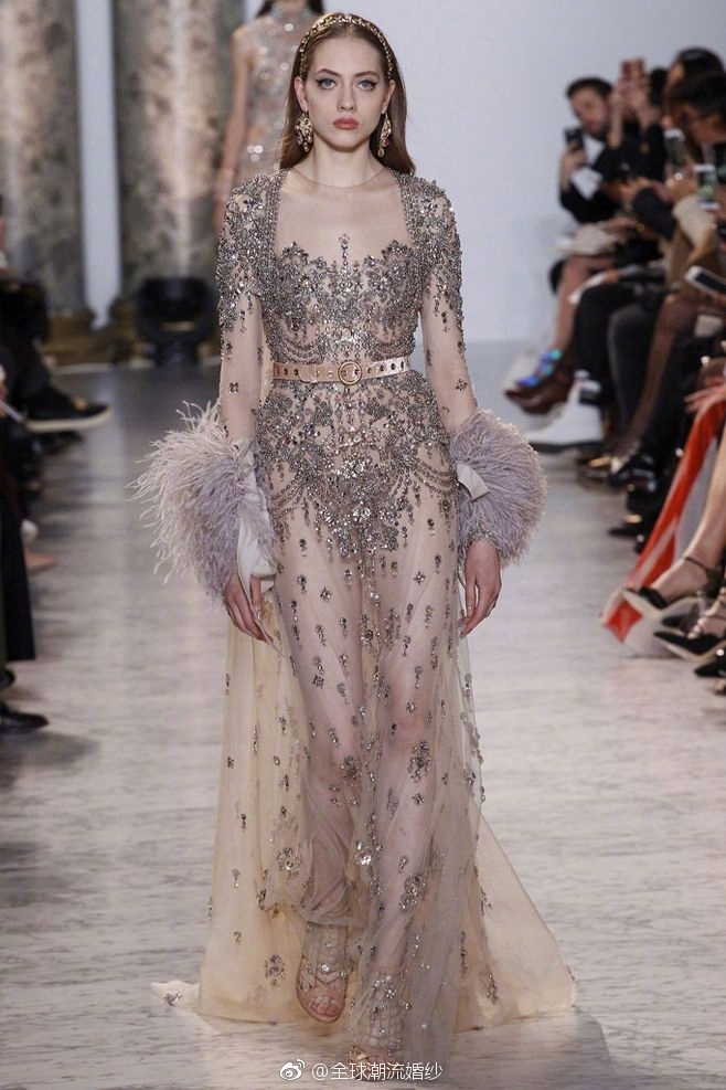 欧美仙女品牌Elie Saab 2017走秀礼服图片