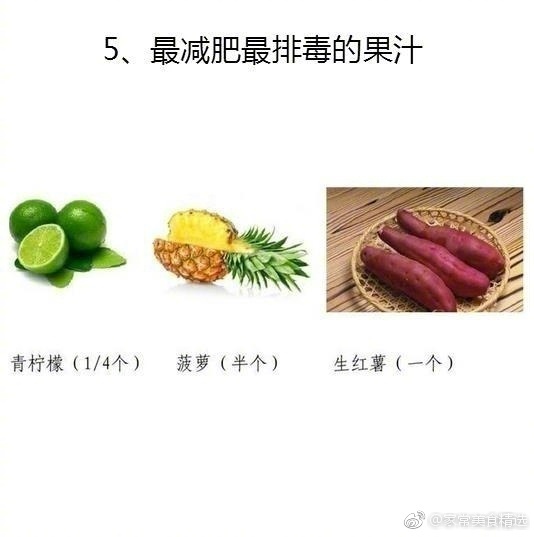 自制十大有益身体的组合果汁方法
