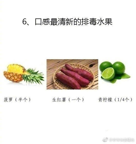 自制十大有益身体的组合果汁方法