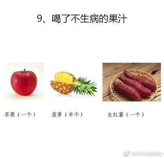 自制十大有益身体的组合果汁方法