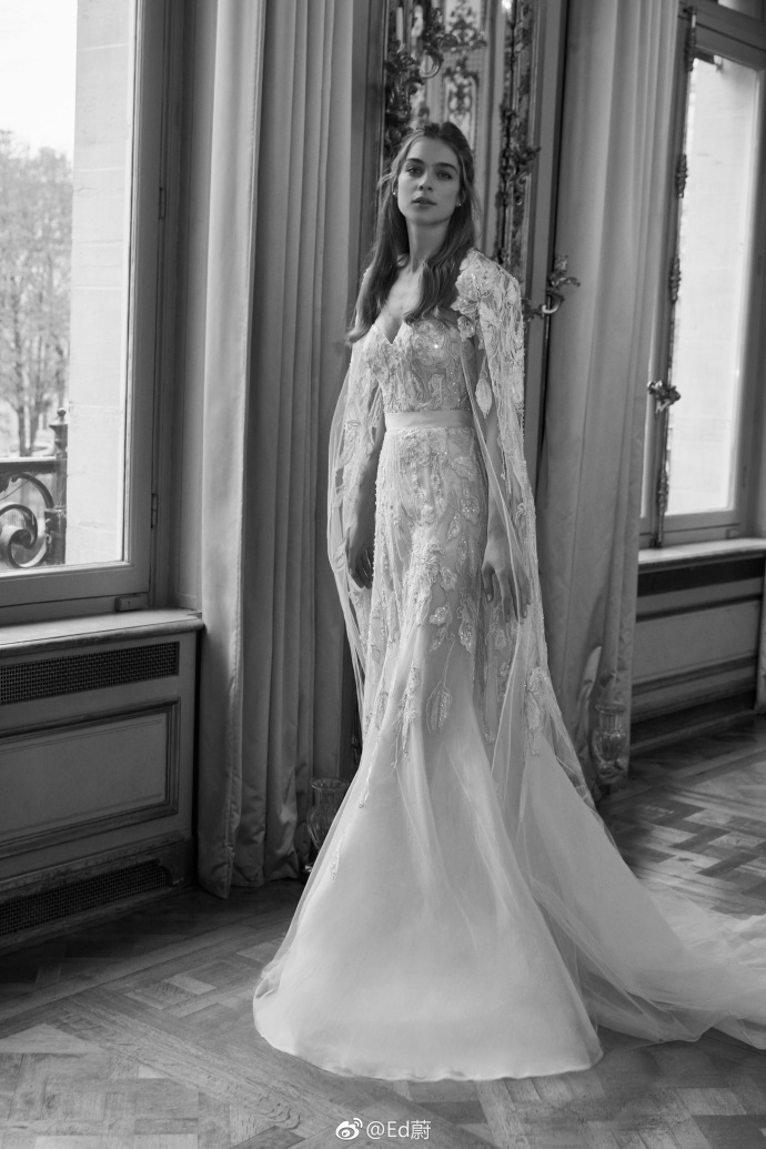 Elie Saab 2019春夏高级婚纱礼服系列仙女裙图片