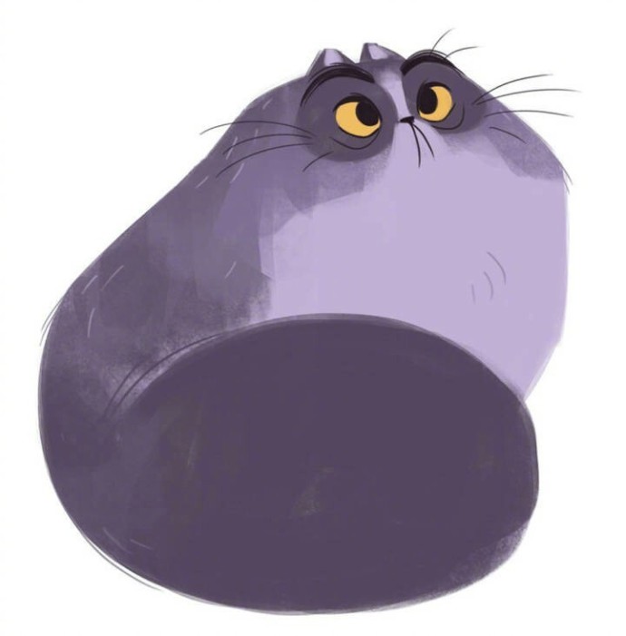 猫咪插画图片