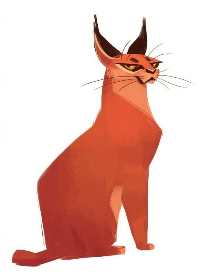 猫咪插画图片