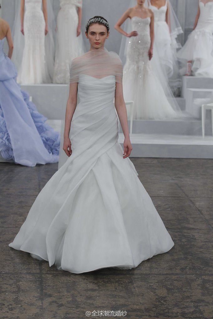莫尼克·鲁里耶 (Monique Lhuillier) 2015春季婚纱图片