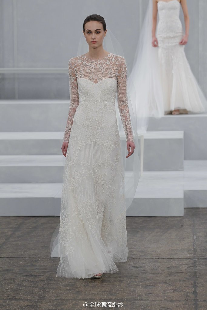 莫尼克·鲁里耶 (Monique Lhuillier) 2015春季婚纱图片
