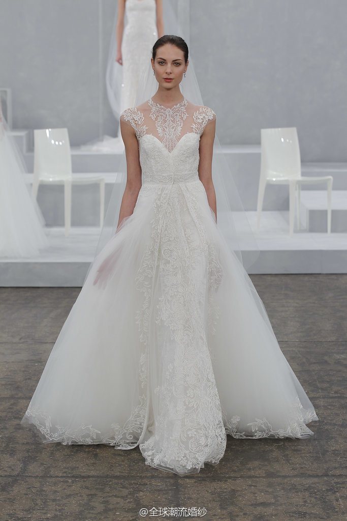 莫尼克·鲁里耶 (Monique Lhuillier) 2015春季婚纱图片