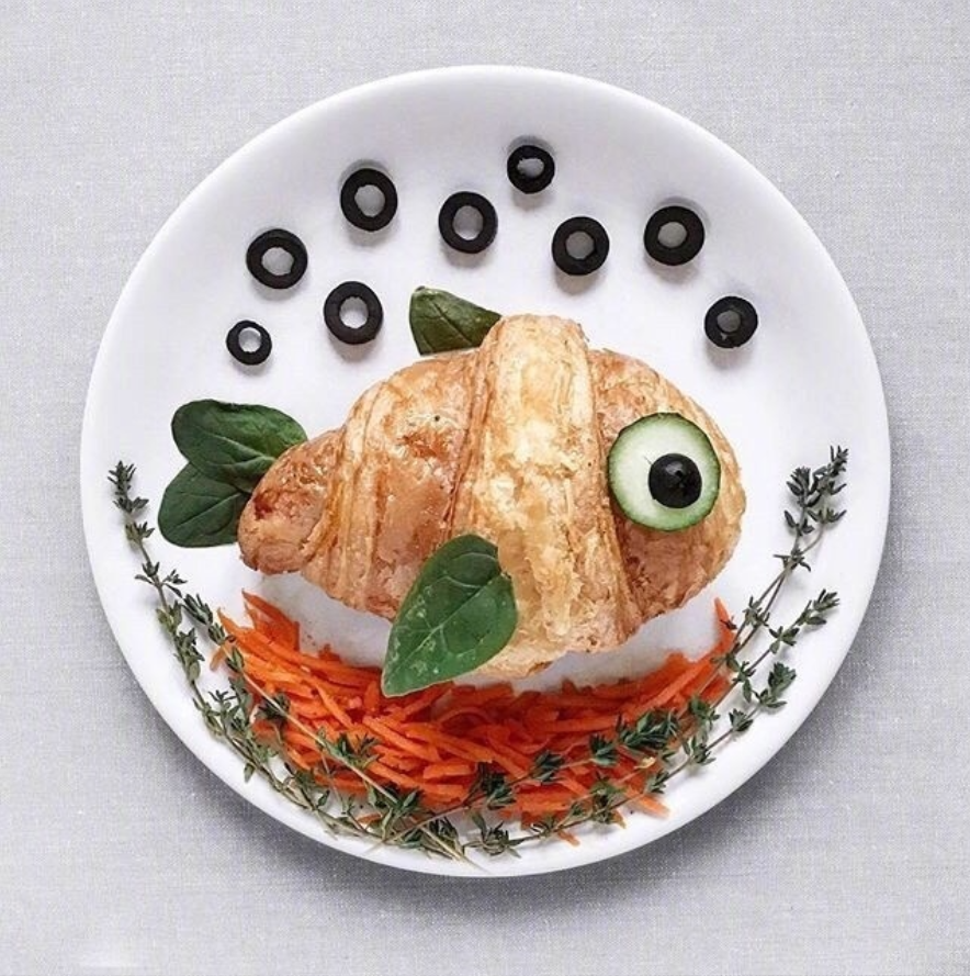 超可爱的食物拼盘图片