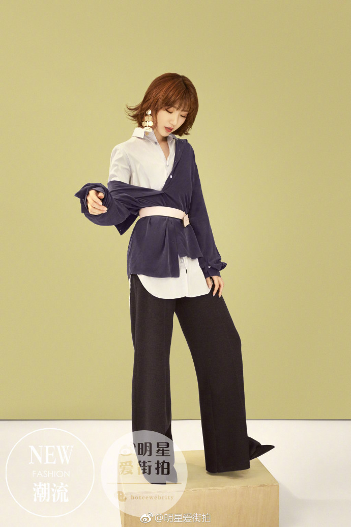 天津美女明星毛晓彤甜美与知性时尚写真