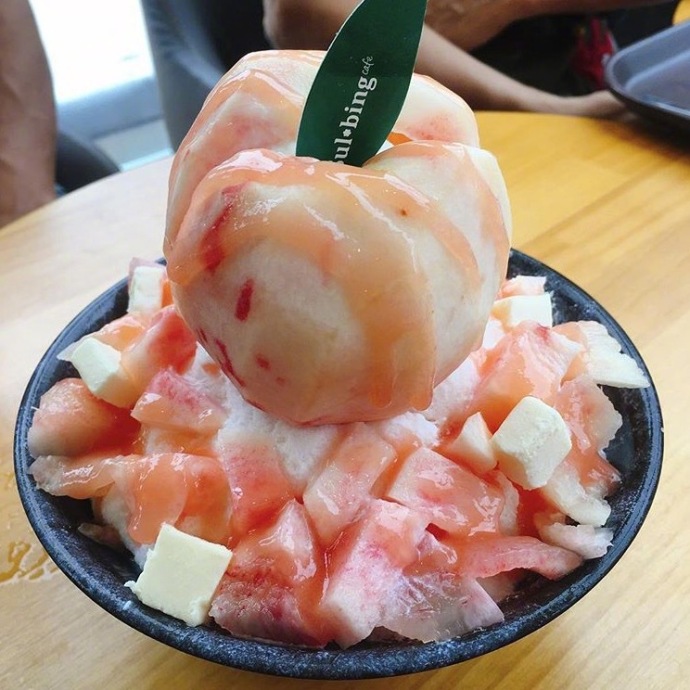 水蜜桃沙冰图片