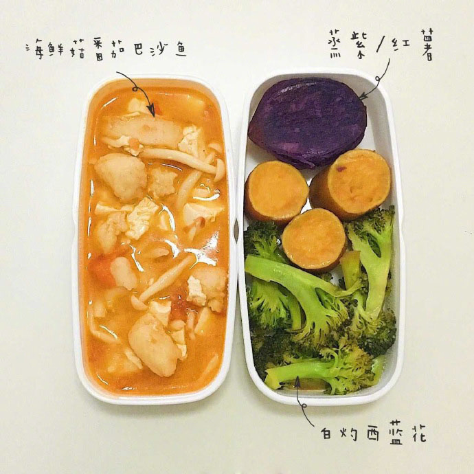 今日份的减脂餐食谱图片