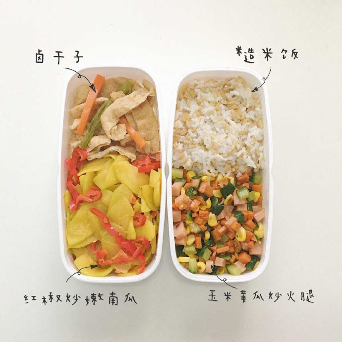 今日份的减脂餐食谱图片