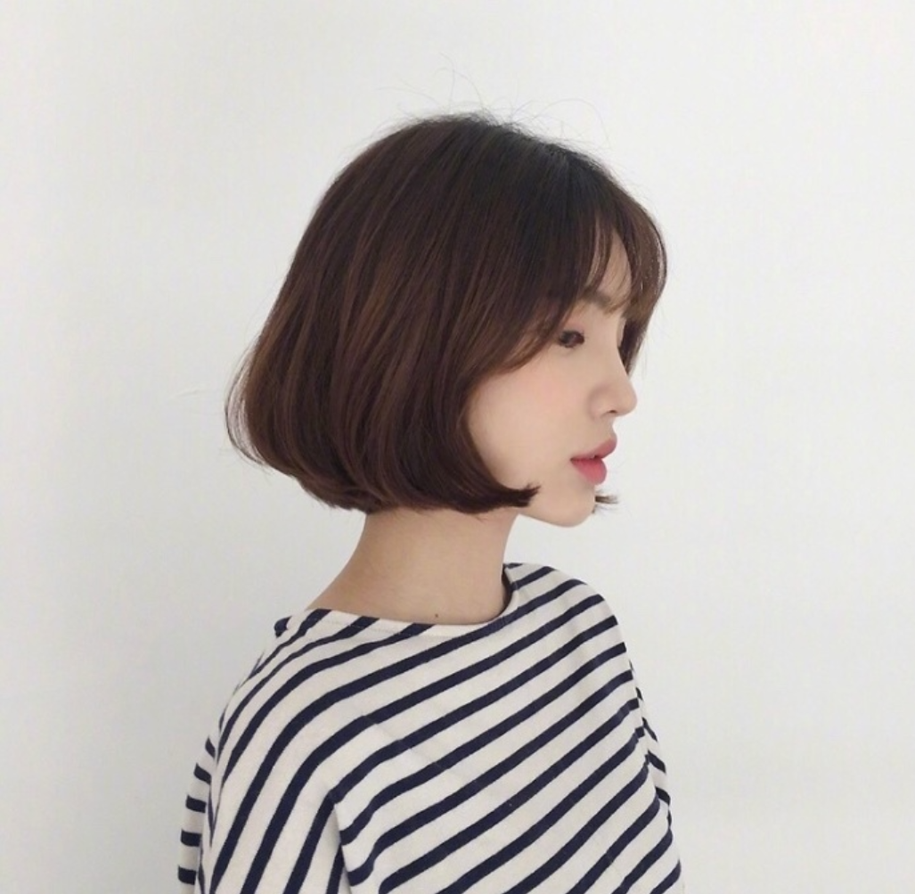 INS上的韩国设计师分享的短发发型参考