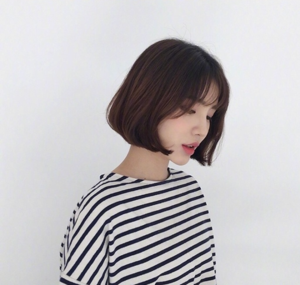 INS上的韩国设计师分享的短发发型参考