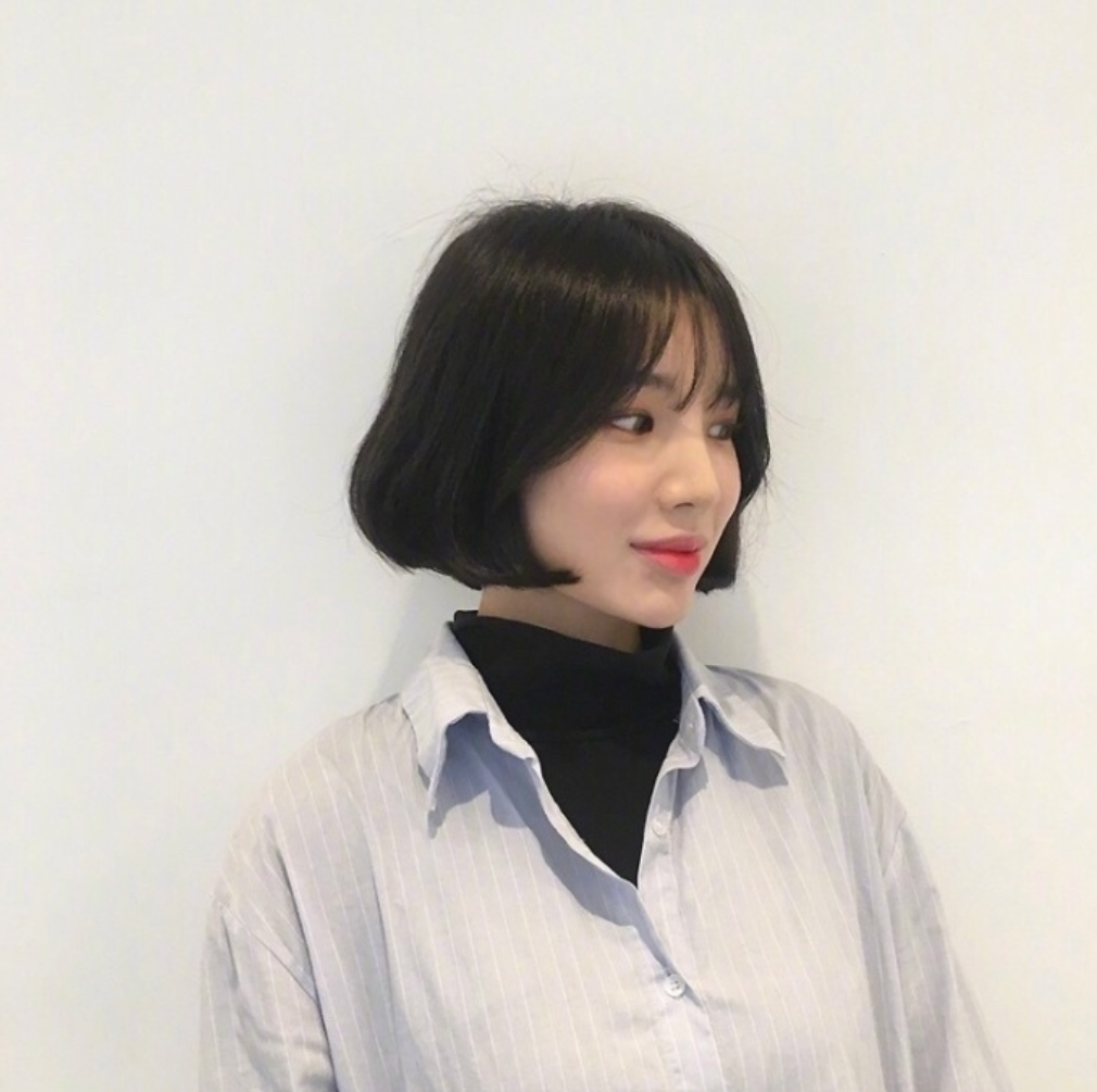INS上的韩国设计师分享的短发发型参考