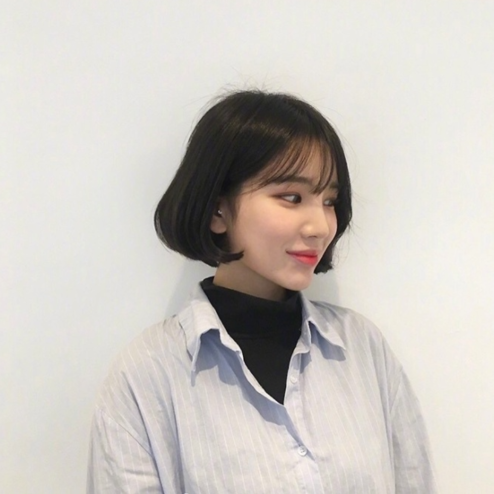 INS上的韩国设计师分享的短发发型参考
