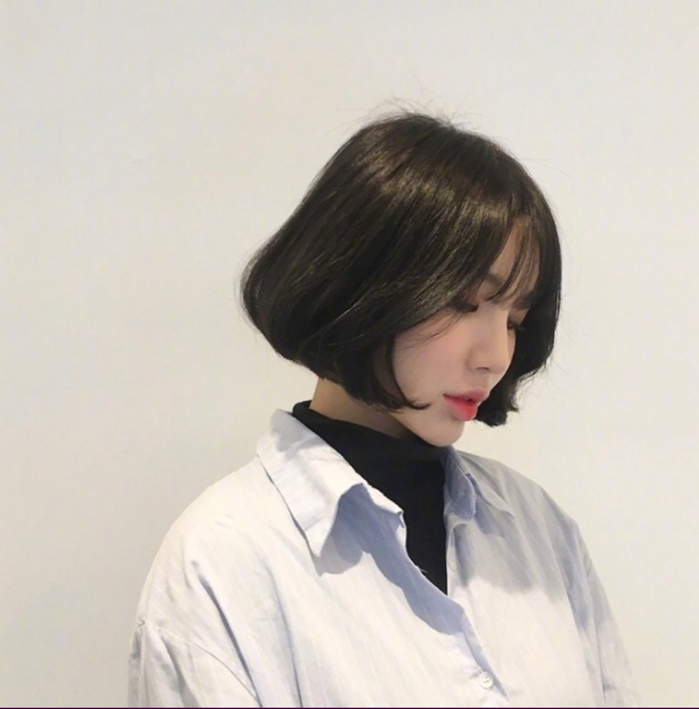 INS上的韩国设计师分享的短发发型参考