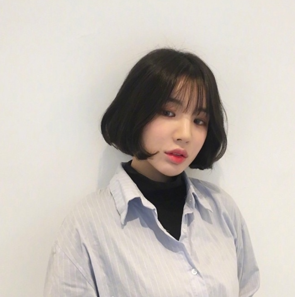 INS上的韩国设计师分享的短发发型参考