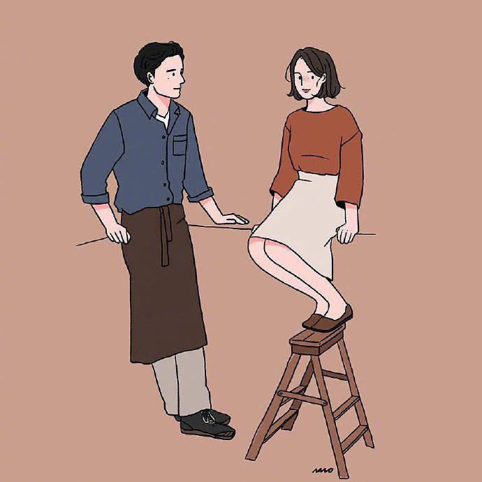 唯美情侣图片_如果一个人真的想你,他会来找你