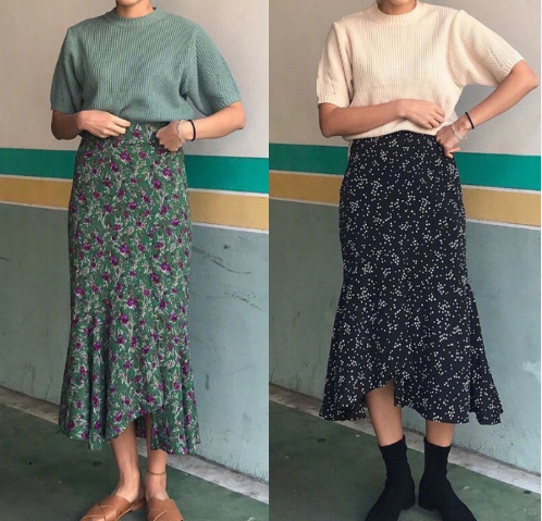 任何体型都不会有负担的长裙穿搭法则