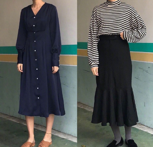 任何体型都不会有负担的长裙穿搭法则