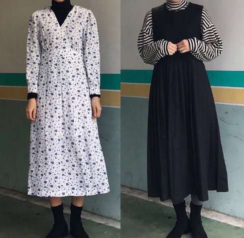 任何体型都不会有负担的长裙穿搭法则