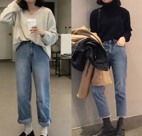 160女生中性风穿搭参考