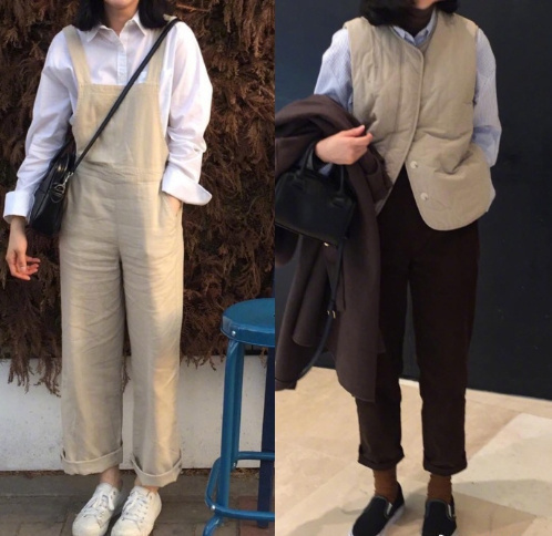 160女生中性风穿搭参考