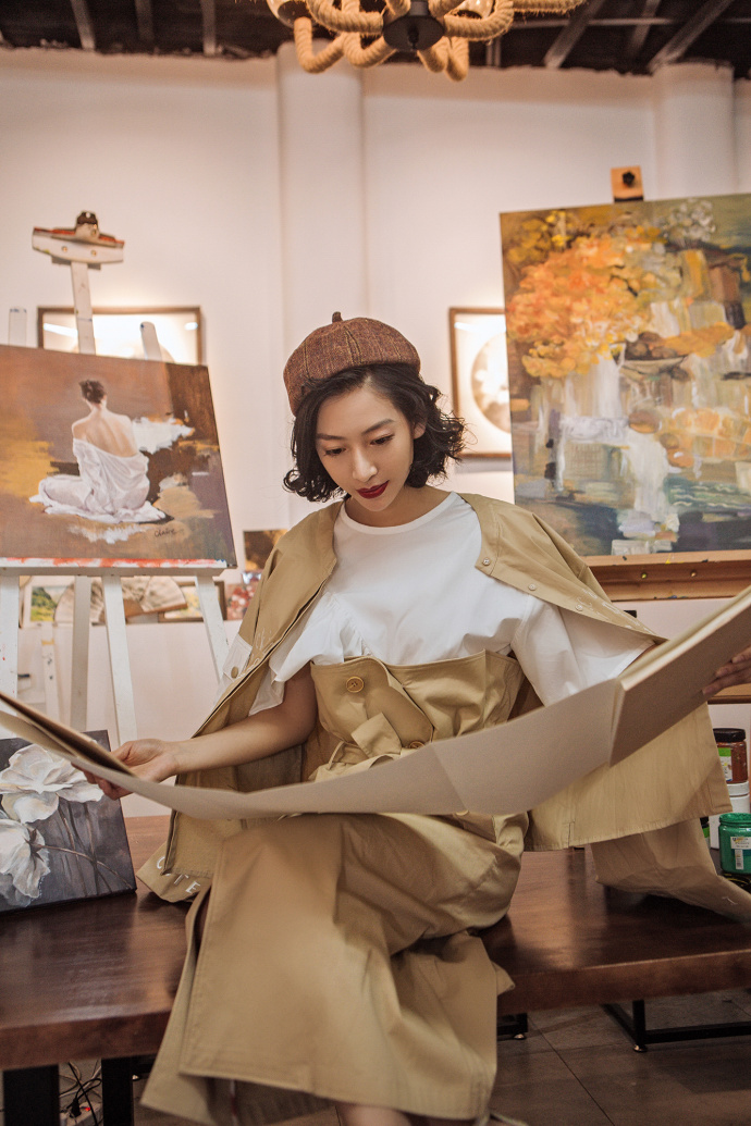 清纯女神温雅复古写真