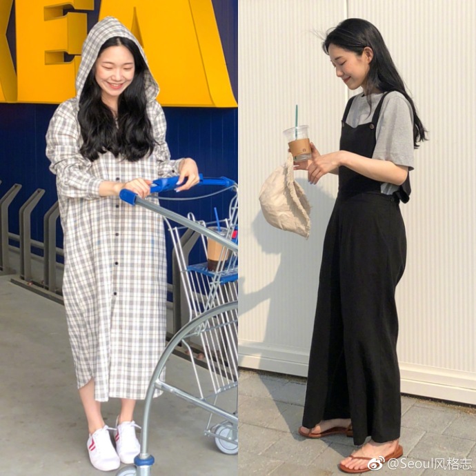 舒适又自然的穿着打扮会让整个人看起来阳光又