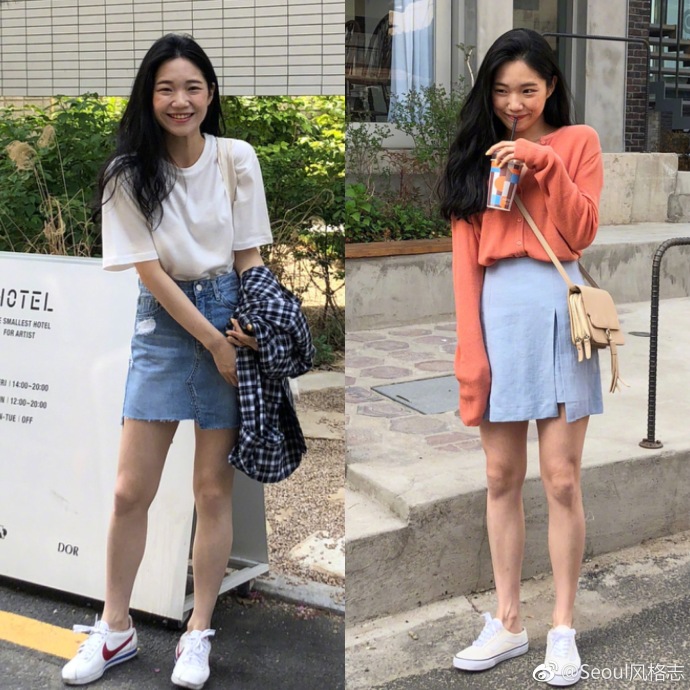 舒适又自然的穿着打扮会让整个人看起来阳光又