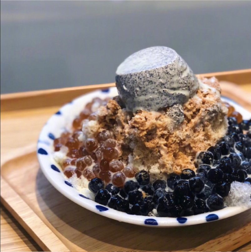 珍珠奶茶甜品好像和男票一起去吃