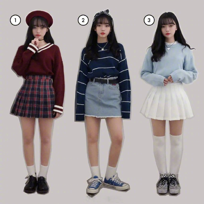 少女范韩风穿衣搭配合集哪个look是你的菜